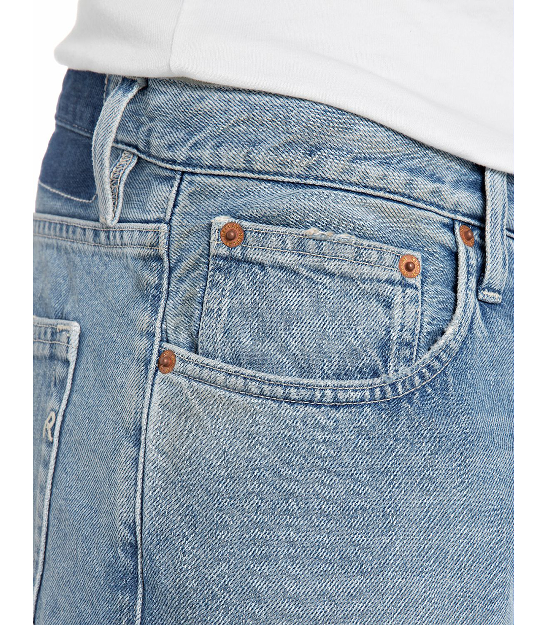 サルトリアーレブライトインディゴコットンデニム 詳細画像 ライトブルー 6